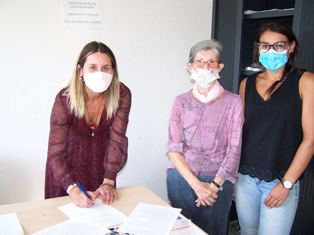 Signature de la convention