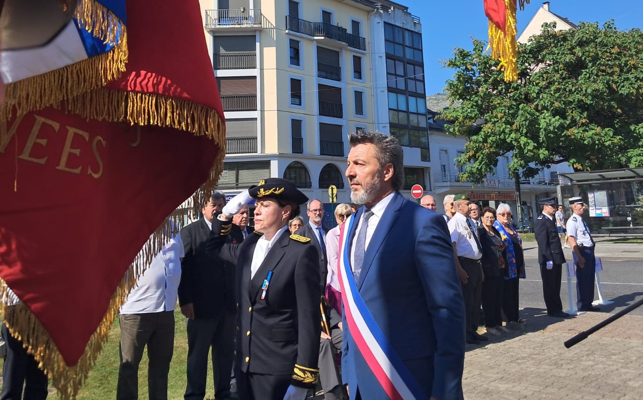Lourdes : une belle cérémonie solennelle de l’Appel historique du Général de Gaulle du 18 Juin 1940