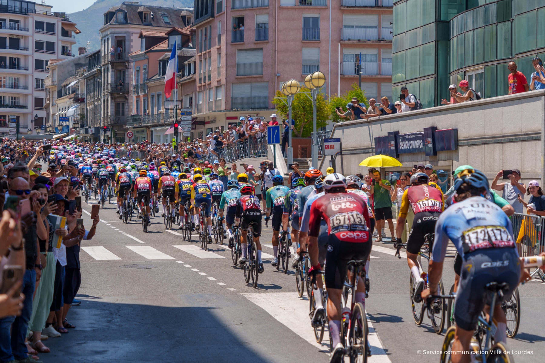Lourdes a vibrée au rythme du Tour de France (100 photos)