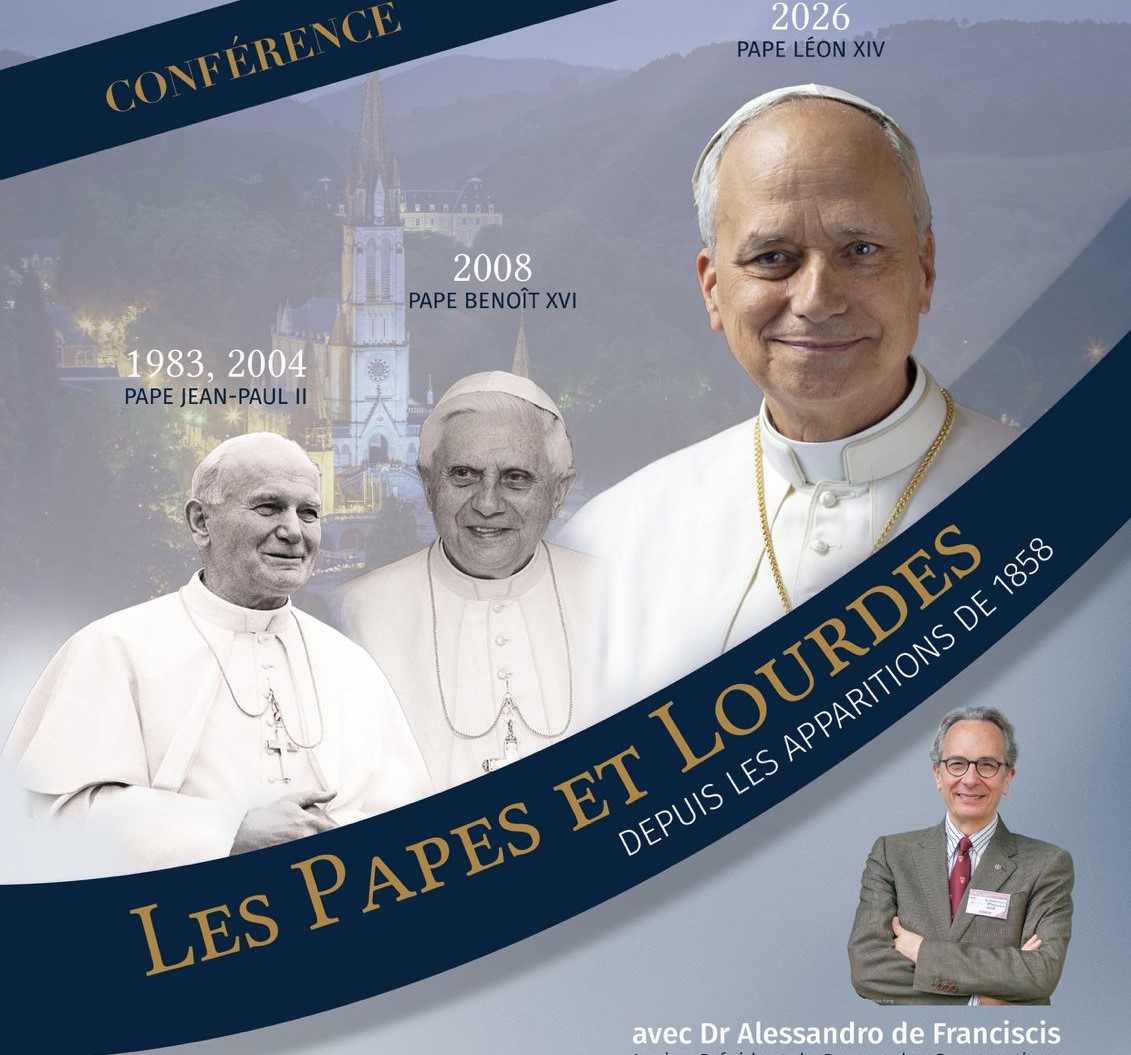 À Lourdes, une conférence exceptionnelle sur les papes au profit des enfants malades, le 7 septembre