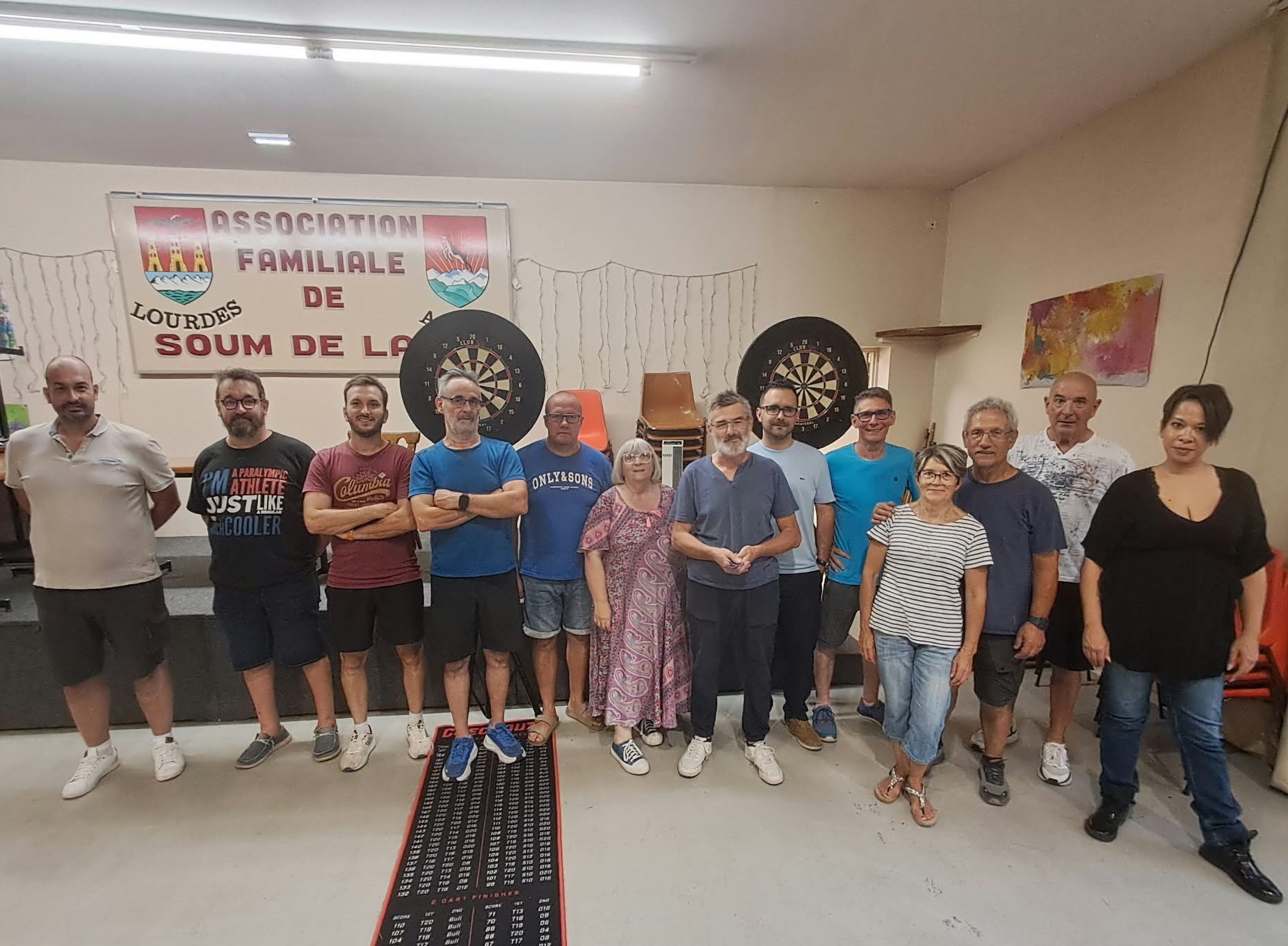 Premier entraînement du Darts Club Lourdais