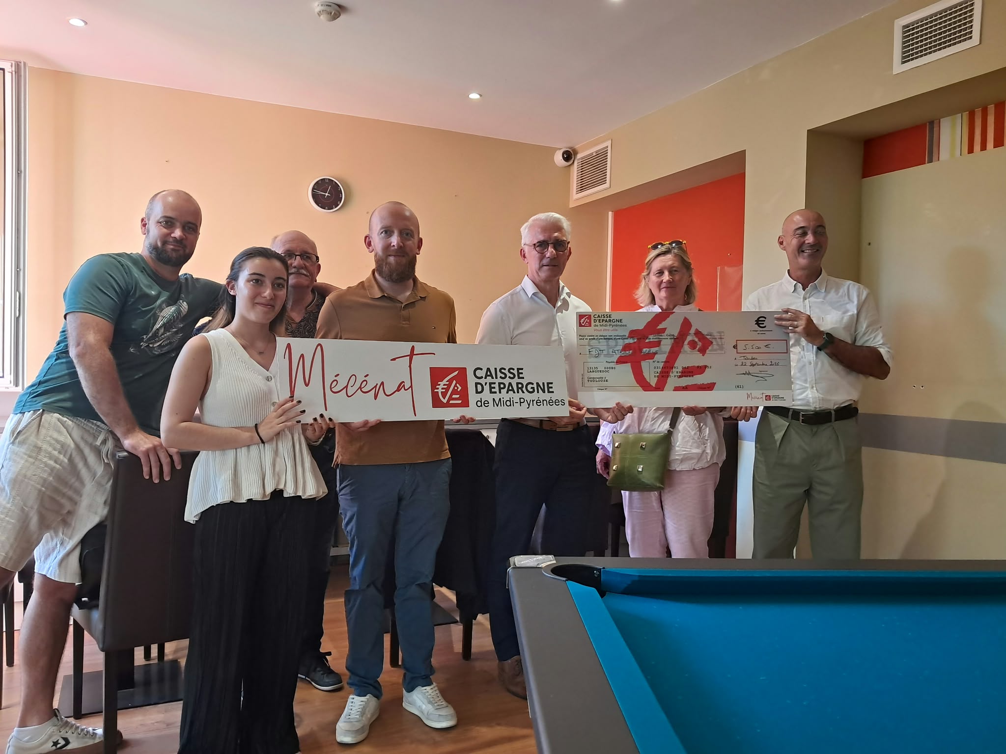 Lourdes : un don de 5 500 € pour le Foyer des Jeunes travailleurs