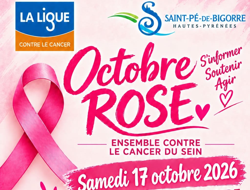Saint-Pé-de-Bigorre se mobilise pour Octobre Rose, le 17 octobre